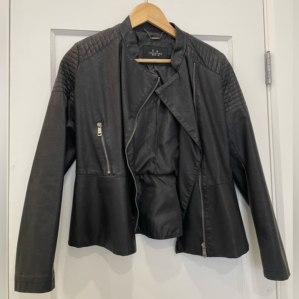 Barely Worn Leather Jacket Size Small